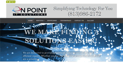 Desktop Screenshot of onpointitsolutions.com